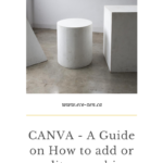 CANVA - A Guide on How to add or edit a graphic element!