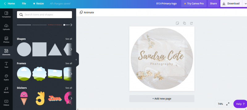 CANVA - A Guide on How to add or edit a graphic