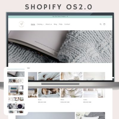 Premade modern Shopify website