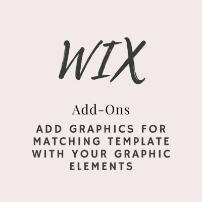 WIX Add Matching Graphic Templates