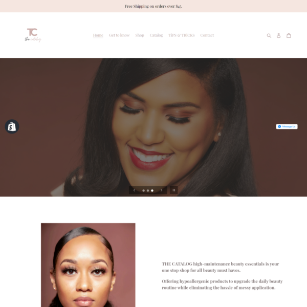 ECommerce with Shopify – Lashes – Memphis, USA