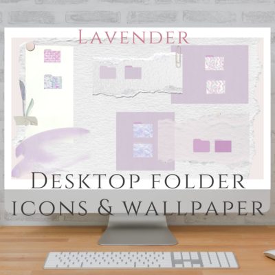 Desktop Organizer Lavender