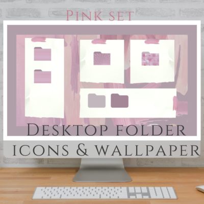 Desktop Organizer Pink