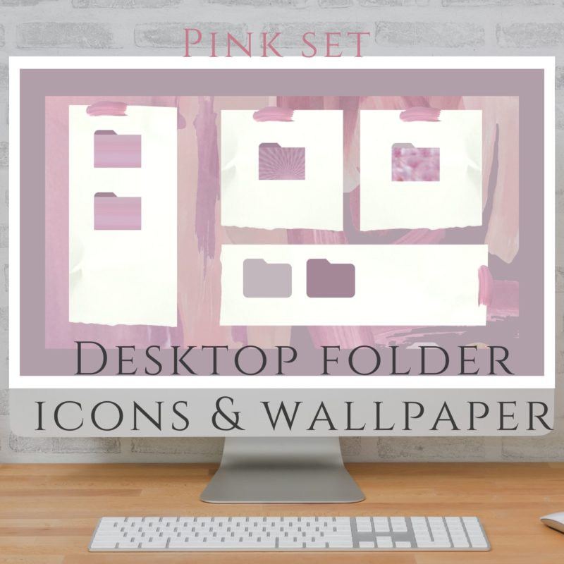 Desktop Organizer Pink